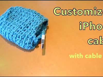 CUSTOMIZED iPHONE CABLE ( with cable bag )