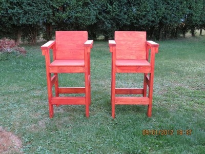 Deck Stools made from 2x4's - # 001