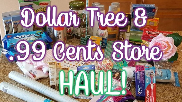 Dollar Tree & .99 Cent Store Haul ~ July 2016