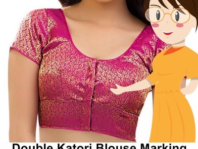 Double Katori Blouse Marking And Cutting - Tailoring With Usha