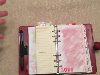 Getting Things Done #gtd bookmark for my Bullet Journal in my personal size Filofax