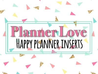 Happy planner inserts