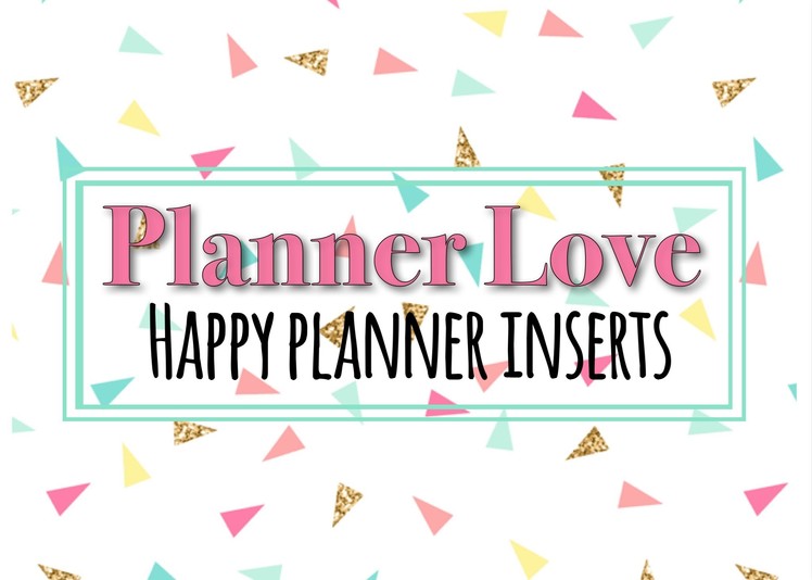 Happy planner inserts