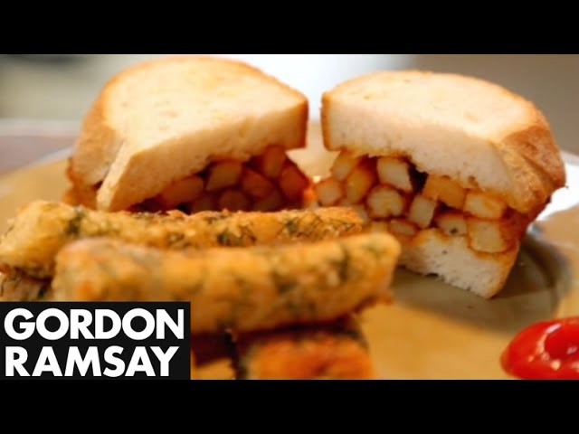 Home-made Fish Fingers with a Chip Butty - Gordon Ramsay