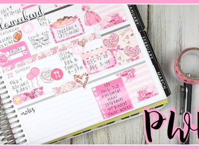 Horizontal Plan With Me:  TwoLilBees Valentine's Day Collection | RubyTrev