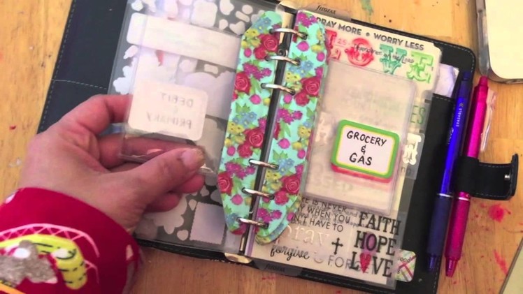 How I made my Filofax Personal into a wallet planner
