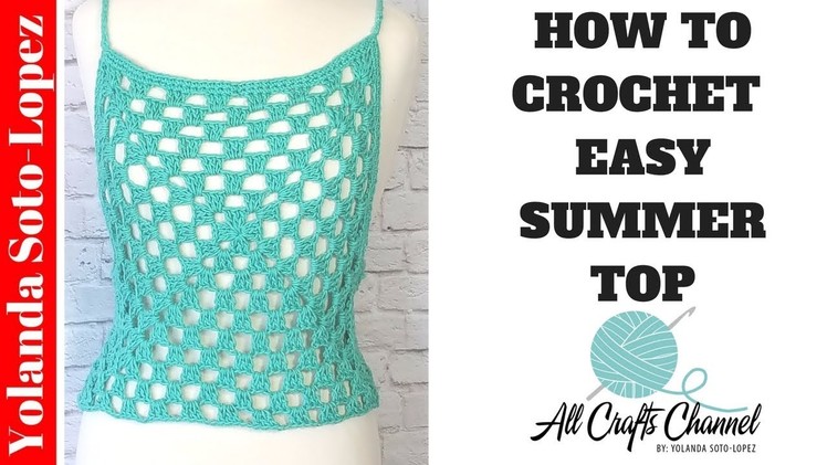 How to Crochet Top using Granny Squares ( Cover up ) pattern