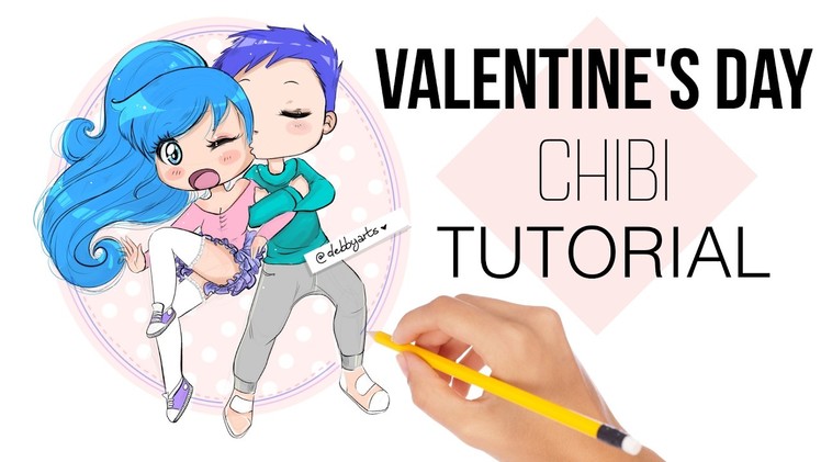 ????????HOW TO DRAW - VALENTINE'S DAY CHIBI COUPLE