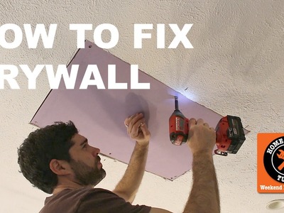 How to Fix Drywall in a Bathroom or Any Other Room (Step-by-Step)  -- by Home Repair Tutor