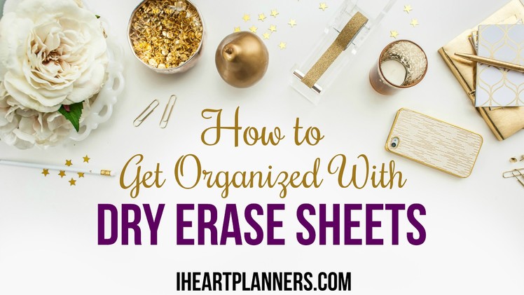 How to Get Organized with Dry Erase Menu Planner and Freezer Inventory