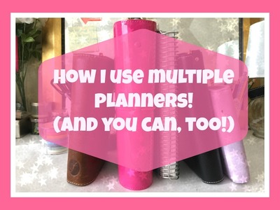 How To: How I Use Multiple Planners! | Anita Anglin