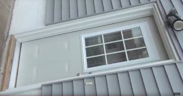 How to install a pre hung exterior door