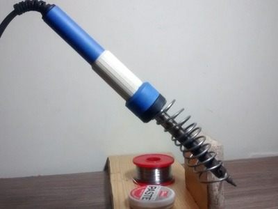 HOW TO MAKE A SOLDERING IRON STAND