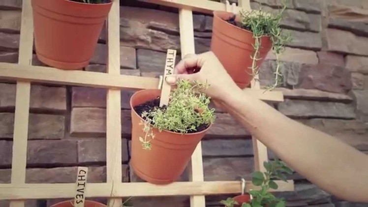 How to Make a Vertical Herb Garden
