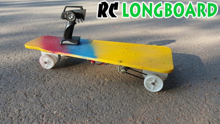How to make Electric Longboard RC at home