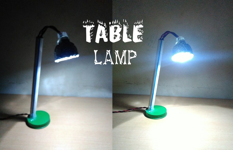 How to make table lamp at home - easy way - sdik rof