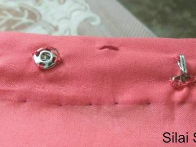 How to sew hook, eye and chiit button