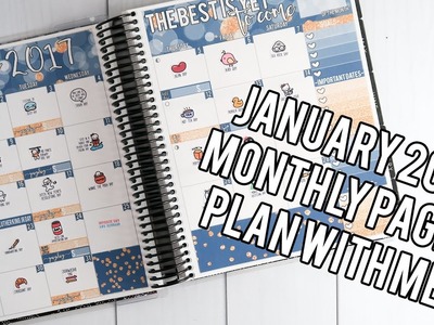 January 2017 Monthly Plan With Me. Creating&Co