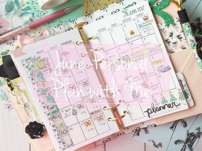 June Personal Plan with Me Featuring The Planner Society