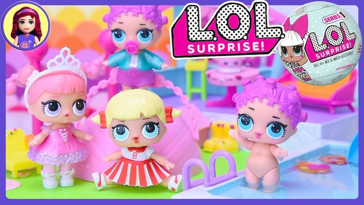L.O.L Surprise! Dolls Happy Places Pool Party Unboxing Review Silly Play Kids Toys