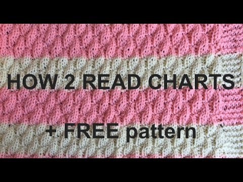 Learn How To Read Knitting Charts Plus Pattern For Blanket (4 Beginners)