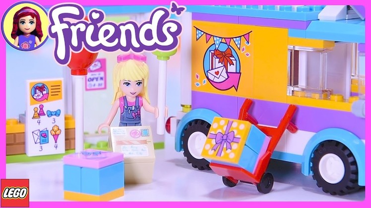 Lego Friends Heartlake Gift Delivery Build Review SIlly Play - Kids Toys