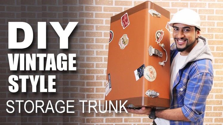 Mad Stuff With Rob - How To Make A Vintage Style Storage Trunk | DIY Craft