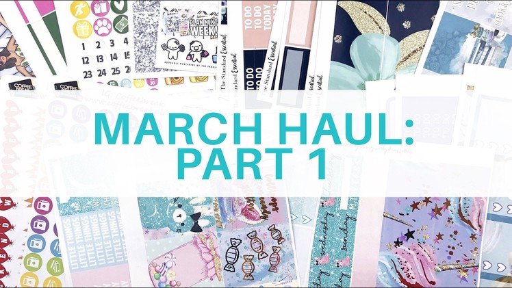 ♡ March Etsy Haul Part I | Planner Stickers