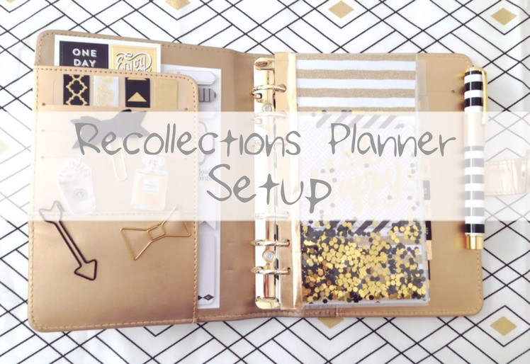 Michael's Recollections Planner - Gold