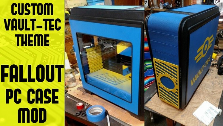 Modding a Fallout themed PC case! (Rosewill Viper Z)