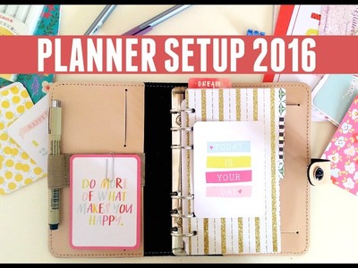 My Planner Setup for 2016