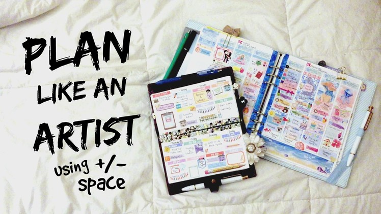 No White Space Planning vs. White Space Planning || Plan Like An Artist