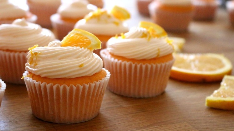 Orange Creamsicle Cupcakes Recipe | sweetco0kiepie
