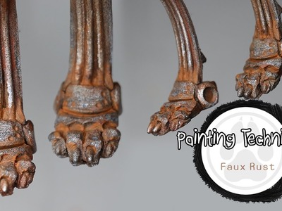 Painting Techniques - How to Paint Faux Rust