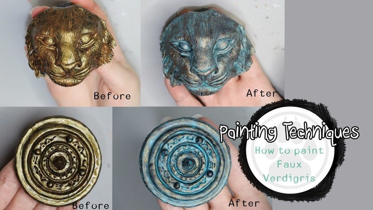 Painting Techniques - How to Paint Faux Verdigris