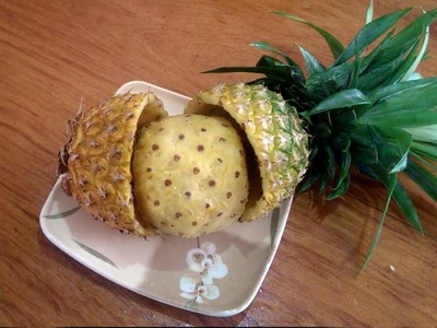 Pineapple Tricks - awesome way to serve pineapple