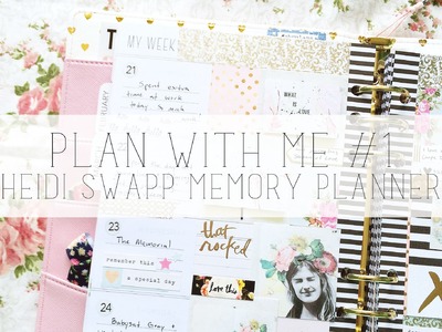 Plan with me #1: heidi swapp memory planner