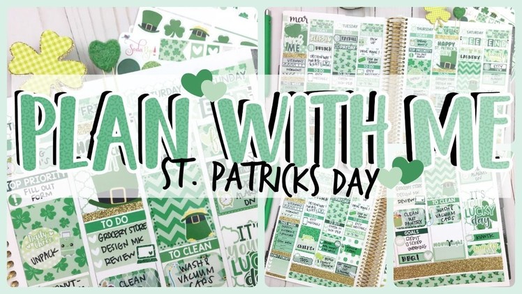 Plan With Me! #41 ❤️ Mar 13-19th ❤️ St Patricks Day Kit Ft. Soda Pop Studio
