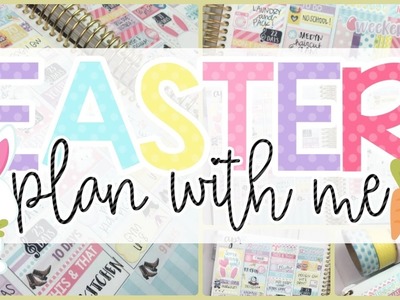 Plan With Me! #45 ❤️ Easter! ❤️ Hoppy Easter Ft. Soda Pop Studio