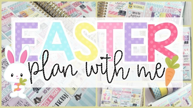 Plan With Me! #45 ❤️ Easter! ❤️ Hoppy Easter Ft. Soda Pop Studio
