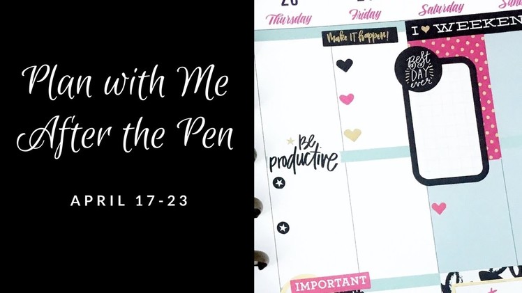 Plan With me- classic Happy Planner- April 17-23