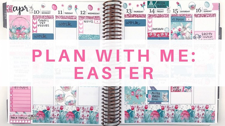 Plan With Me: Easter | Erin Condren Vertical