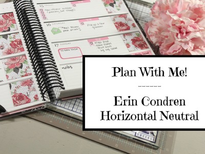 Plan With Me: Erin Condren Planner Horizontal Neutral #2