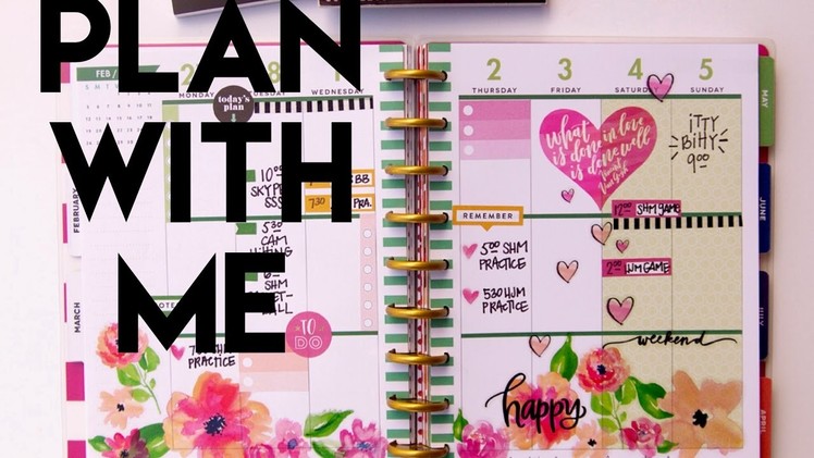 Plan with Me: February 27-March 5, 2017 {Classic Happy Planner® + ONLY Happy Planner® stickers}