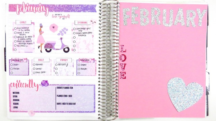 Plan with Me: February Monthly Notes!
