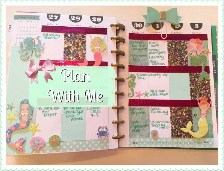 Plan With Me | Happy Planner | MERMAID THEME