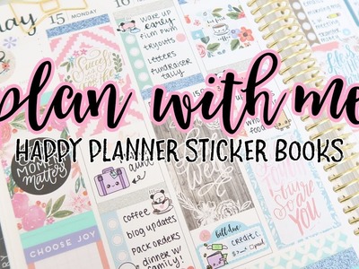 Plan With Me - Happy Planner Sticker Books