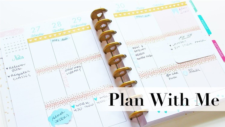 Plan With Me | Happy Planner Simple & Quick