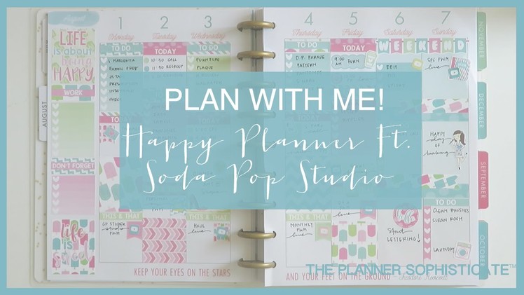 Plan with Me! \\ Happy Planner \\ Ft Soda Pop Studio