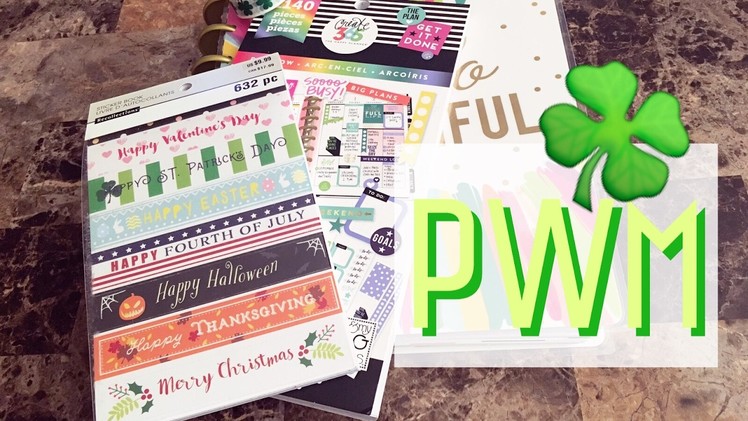 PLAN WITH ME: HAPPY PLANNER. NO ETSY KIT